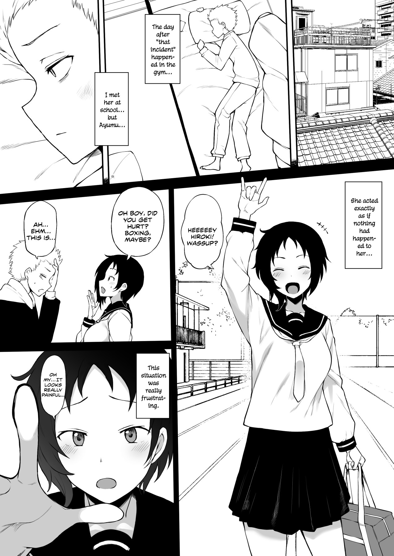 Hentai Manga Comic-My Childhood Friend's Getting Fucked By a Black Transfer Student Chapter 1-6 part 1 Plus Bonus chapter: Stolen Mother's Breasts-Read-50